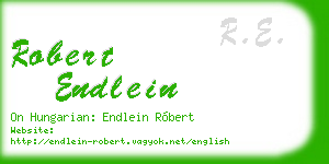 robert endlein business card