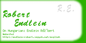 robert endlein business card